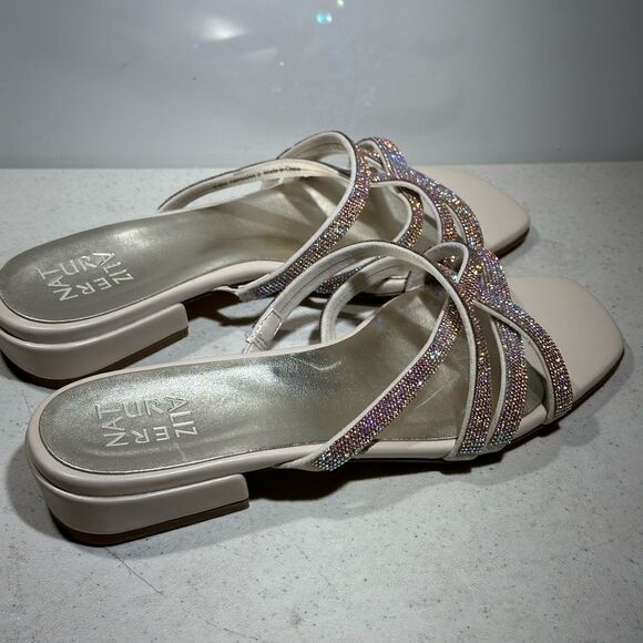 Naturalizer Womens Abriana 2 Sandal, Porcelain, 8,5 M - Picture 2 of 8